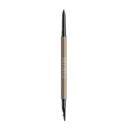 ArtDeco, Ultra Fine, Defining, Eyebrow Cream Pencil & Brush 2-In-1, 21, Ash Brown, 0.09 g