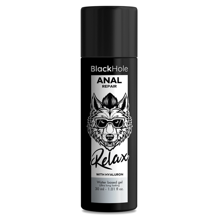 BLACK HOLE - ANAL REPAIR WATER BASED RELAX WITH HYALURON 30 ML - D-236396
