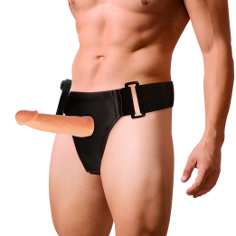 HARNESS ATTRACTION - WILLIAN HOLLOW RNES WITH VIBRATOR 17 CM -O- 4.5 CM - D-224936