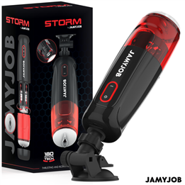 JAMYJOB - STORM AUTOMATIC VAGINAL MASTURBATOR WITH 10 MODES, ROTATION AND PUSHING - D-241559