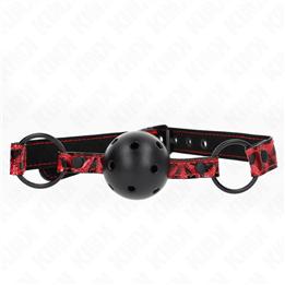 KINK - DIAMOND PATTERN BALL 4.5 CM GAG MODEL 2 64.5 CM ADJUSTABLE 42-60 CM - D-240850