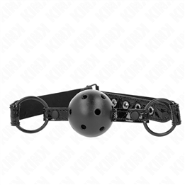 KINK - DIAMOND PATTERN BALL 4.5 CM GAG MODEL 3 64.5 CM ADJUSTABLE 42-60 CM - D-240851