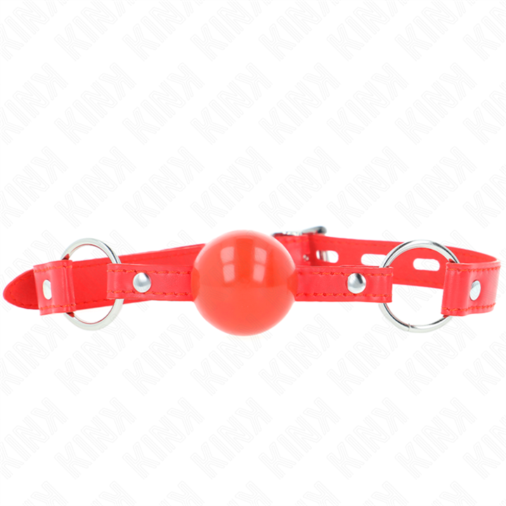 KINK - TPE BALL 4 CM GAG WITH ROJO LOCK 60 x 2 CM - D-240863