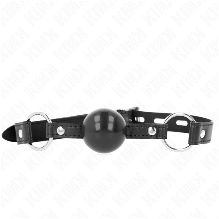KINK - BLACK TPE BALL 4 CM GAG 60 x 2 CM - D-240864