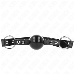 KINK - BALL 4 CM GAG WITH TIP RIVET AND SNAP LOCK 65 x 2 CM - D-240867 - Teknashop Ltd