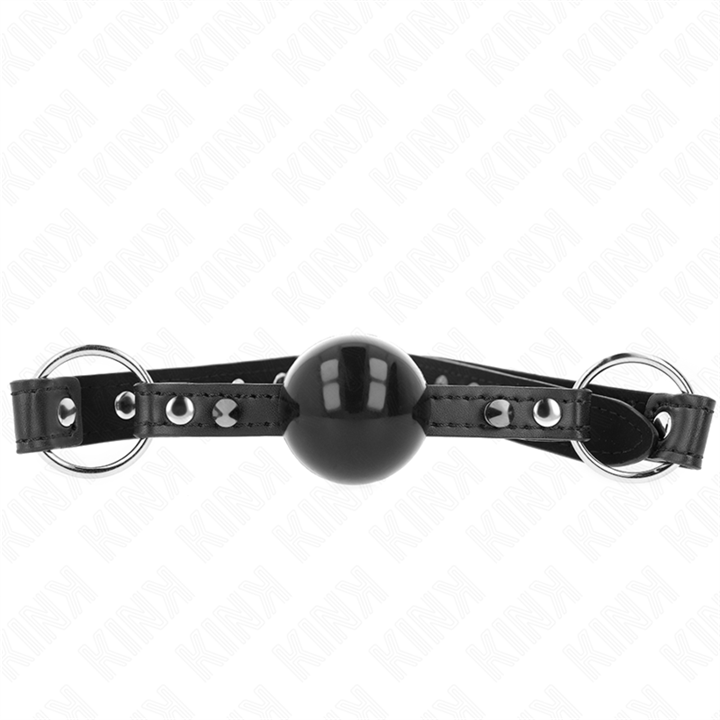 KINK - BALL 4 CM GAG WITH TIP RIVET AND SNAP LOCK 65 x 2 CM - D-240867 - Teknashop Ltd