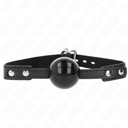 KINK - SOFT TPE BALL 4 CM GAG MODEL 3 60 x 2 CM ADJUSTABLE 37-52 CM - D-240870 - Teknashop Ltd