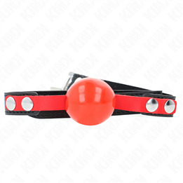 KINK - SOFT TPE BALL 4 CM GAG MODEL 4 60 x 2 CM ADJUSTABLE 37-52 CM - D-240871 - Teknashop Ltd