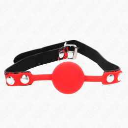KINK - SILICONE BALL 4 CM GAG MODEL 2 60 x 2 CM - D-240882 - Teknashop Ltd