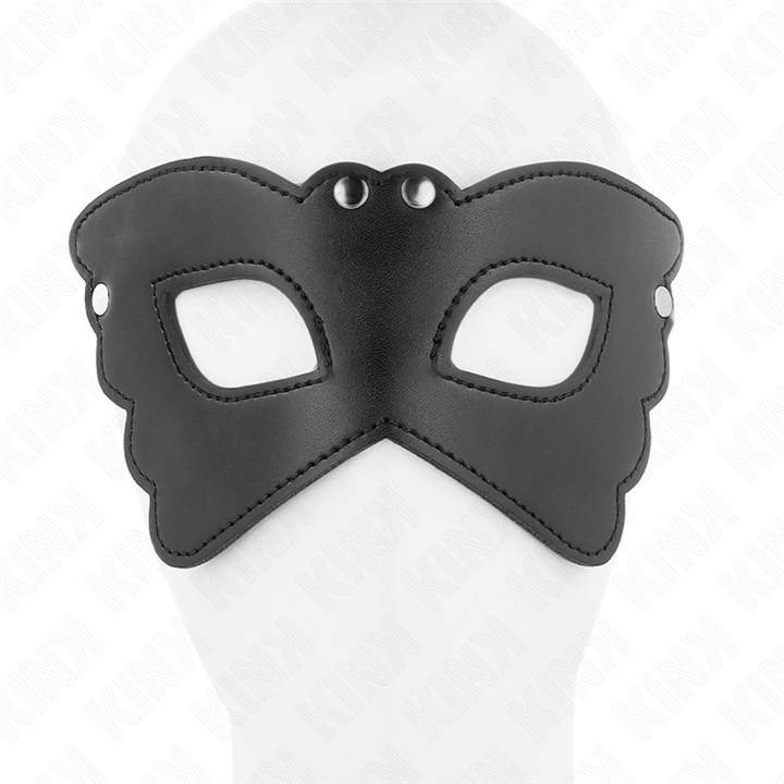 KINK - BUTTERFLY SHAPED LEATHERETTE MASK 20 x 9 CM - D-240907 - Teknashop Ltd