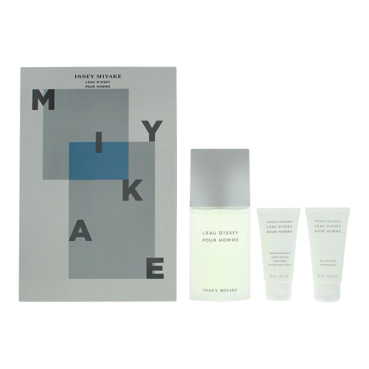 Set Issey Miyake: L'Eau D'Issey Pour Homme, Eau De Toilette, For Men, 125 ml + L'Eau d'Issey, Moisturizing, Shower Gel, For All 