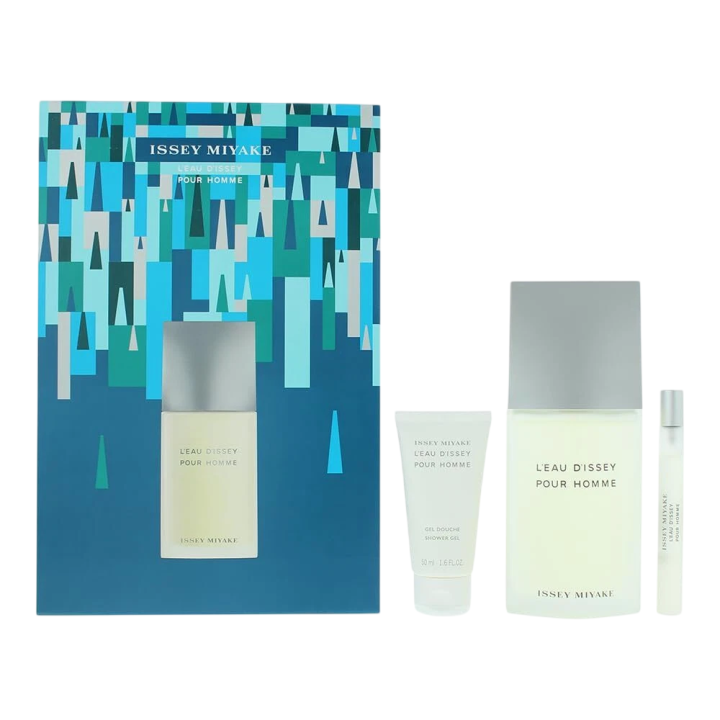 Set Issey Miyake: L'Eau D'Issey Pour Homme, Eau De Toilette, For Men, 125 ml + L'Eau d'Issey, Moisturizing, Shower Gel, For All 