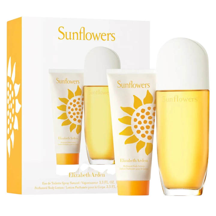 Set Elizabeth Arden: Sunflowers, Eau De Toilette, For Women, 100 ml + Sunflowers, Perfumed, Day & Night, Body Lotion, 100 ml