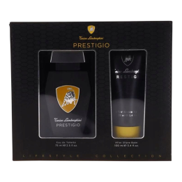 Set Tonino Lamborghini: Prestigio, Eau De Toilette, For Men, 75 ml + Prestigio, Refreshing, After-Shave Balm, 100 ml