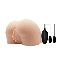 Double Masturbator Vagina And Ass with Vibration - BM-009190Z-1
