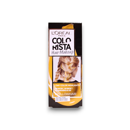 L'Oreal Paris, Colorista Hair Makeup, Semi-Permanent Hair Dye,  YELLOWHAIR, 30 ml