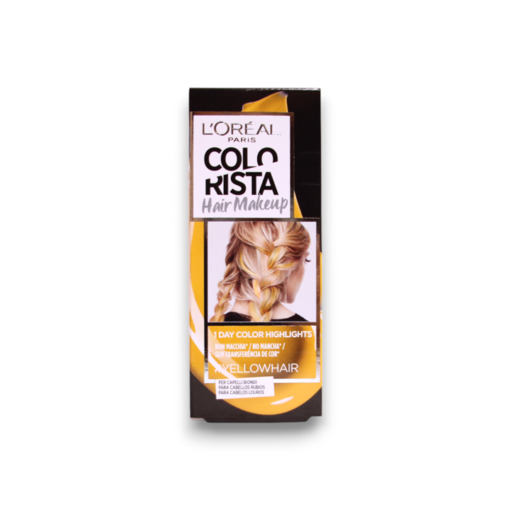 L'Oreal Paris, Colorista Hair Makeup, Semi-Permanent Hair Dye,  YELLOWHAIR, 30 ml