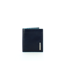 Piquadro, Blue Square Card Holders