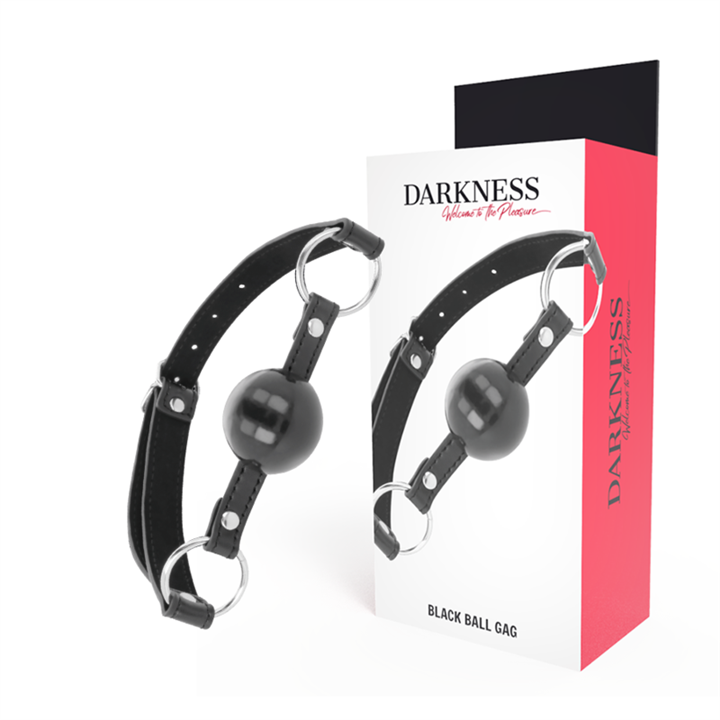 DARKNESS - BLACK BALL GAG - D-221198 - Teknashop Ltd