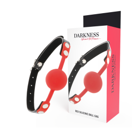 DARKNESS - RED SILICONE GAG - D-221201