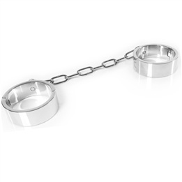 METAL HARD - ANKLE HANDCUFFS WITH ALLEN KEY SUBMISSION BDSM - D-224975