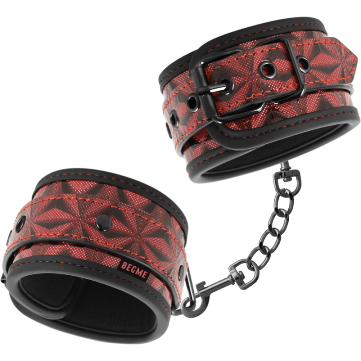 BEGME - RED EDITION PREMIUM ANKLE CUFFS WITH NEOPRENE LINING - D-229263 - Teknashop Ltd