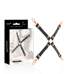 COQUETTE CHIC DESIRE - FANTASY VEGAN LEATHER HOG TIE - D-229282 - Teknashop Ltd