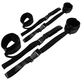 OHMAMA FETISH NYLON AND VELCRO RESTRAINT HANDCUFFS - D-231304 - Teknashop Ltd