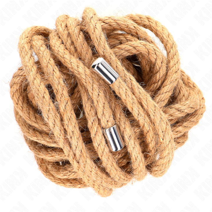 KINK - HEMP ROPE WITH METAL HEAD 5 METER - D-240658