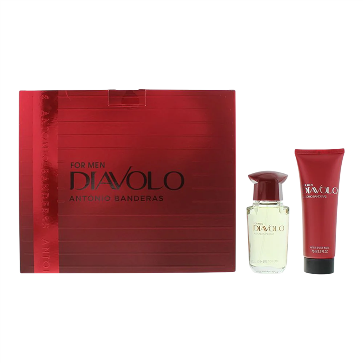 Set Antonio Banderas: Diavolo, Eau De Toilette, For Men, 50 ml + Diavolo, Calming, After-Shave Balm, 75 ml