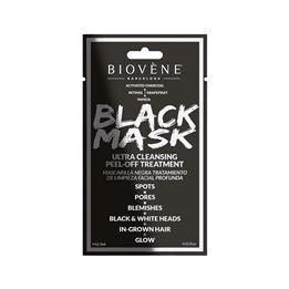 Biovene, Black Mask, Cleansing, Peel-Off Mask, For Face, 12.5 ml *Tester