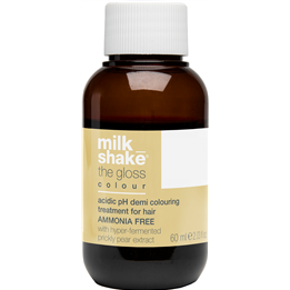 Milk Shake, The Gloss, Ammonia Free, Demi-Permanent Hair Dye, 10.1110AA Intense Ash Platinum Lightest Blond, 60 ml