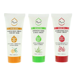 Set Myrel: Dead Sea, Hydration, Hand Cream, Aloe Vera, 100 ml + Dead Sea, Hydrating, Hand Cream, Pomegranate, 100 ml + Dead Sea,