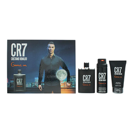 Set Cristiano Ronaldo: CR7 Game On, Eau De Toilette, For Men, 100 ml + CR7 Game On, Shower Gel, Body, 150 ml + CR7 Game On, Refr