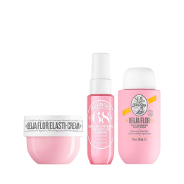 Set Sol de Janeiro: Beija Flor, Regenerating, Body Wash, 90 ml + Beija Flor, Elasticity, Cream, For Face, 50 ml + Brazilian Crus