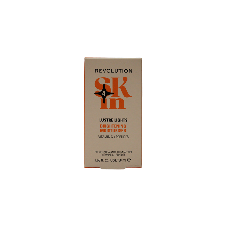 Revolution Skincare, Lustre Lights, Vitamin C & Peptides, Brightening, Gel Cream, For Face, 50 ml - Teknashop Ltd