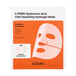 Cosrx, 5 PDRN Hyaluronic Acid Vital, Hydrating, Sheet Mask, For Face, 34 ml