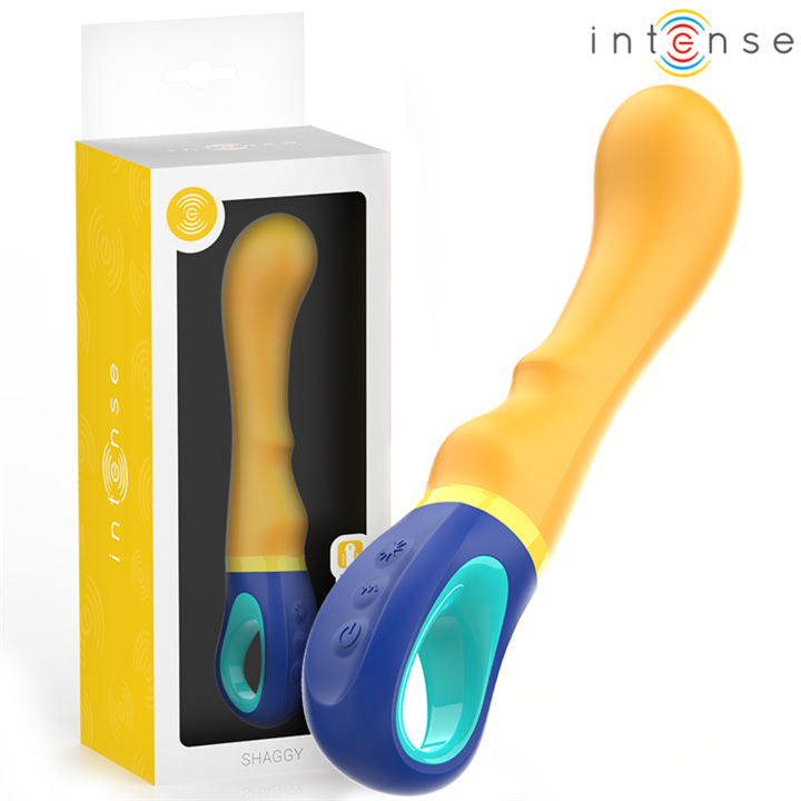 INTENSE - SHAGGY G-SPOT VIBRATOR YELLOW - D-241946 - Teknashop Ltd