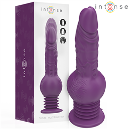 INTENSE - TATUM MULTIFUNCTION VIBRATOR WITH UP AND DOWN VIBRATION 24 CM PURPLE - D-243385