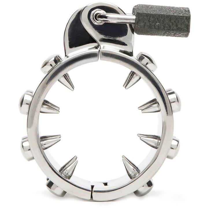 METAL HARD - ANTI-ERECTION CHASTITY RING - D-205372 - Teknashop Ltd