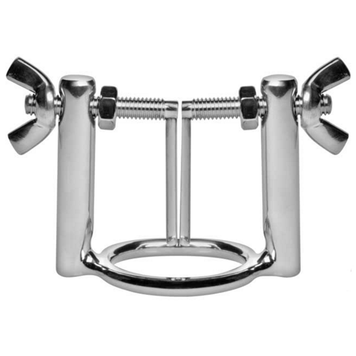 METAL HARD - GLAND RING WITH URETHRAL DILATOR PRESS - D-208605 - Teknashop Ltd