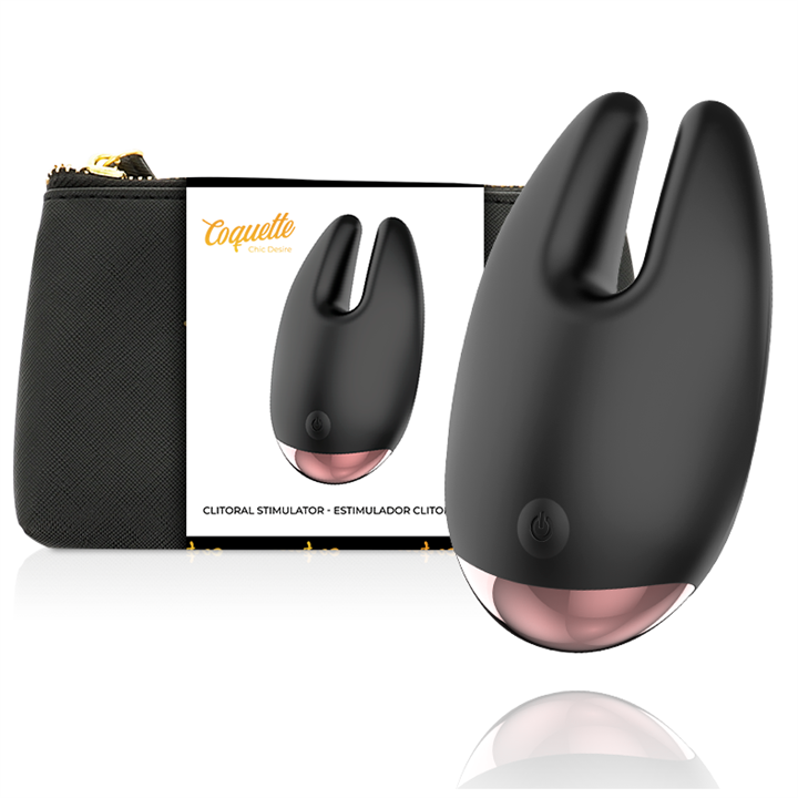 COQUETTE CHIC DESIRE - CLITORIAL STIMULATOR BLACK / GOLD - D-225733