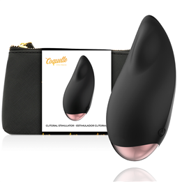 COQUETTE CHIC DESIRE - CLITORIAL STIMULATOR BLACK / GOLD DROP - D-225734