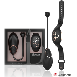 ANNE'S DESIRE - EGG REMOTE CONTROL TECHNOLOGY WATCHME BLACK/GOLD - D-227089
