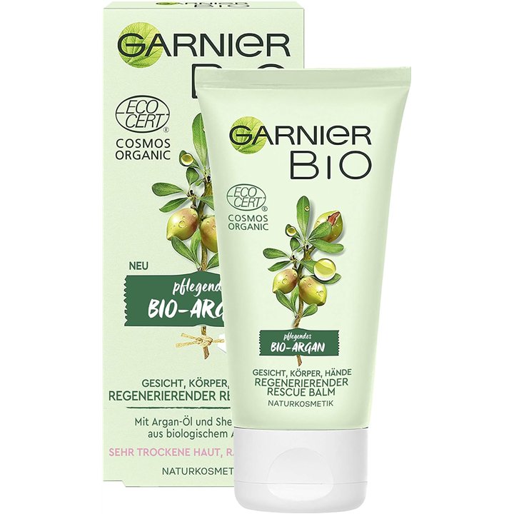 Garnier, Bio - Argan Nutriente, Argan Oil, Body Balm, Face, Body, Hands, 50 ml