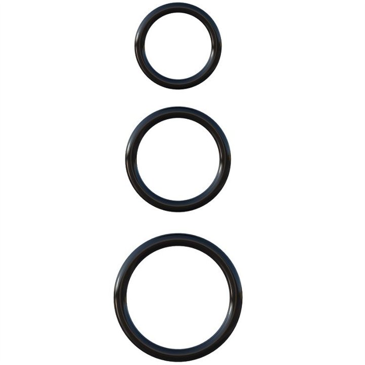FANTASY C-RINGZ - SILICONE 3 RING STAMINA SET - PD5912-23 - Teknashop Ltd