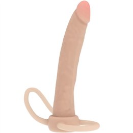 GET REAL - DOUBLE TROUBLE SILICONE ANAL PENETRATOR 16 CM - D-244858