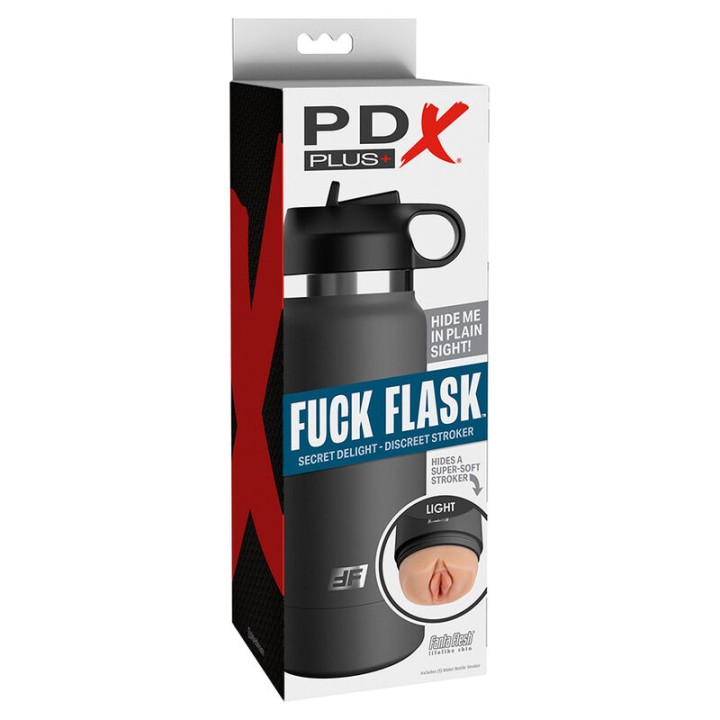 PDX PLUS - FUCK FLASK VAGINE DISCRET STROKER FLESH MODEL 2 - D-241515 - Teknashop Ltd