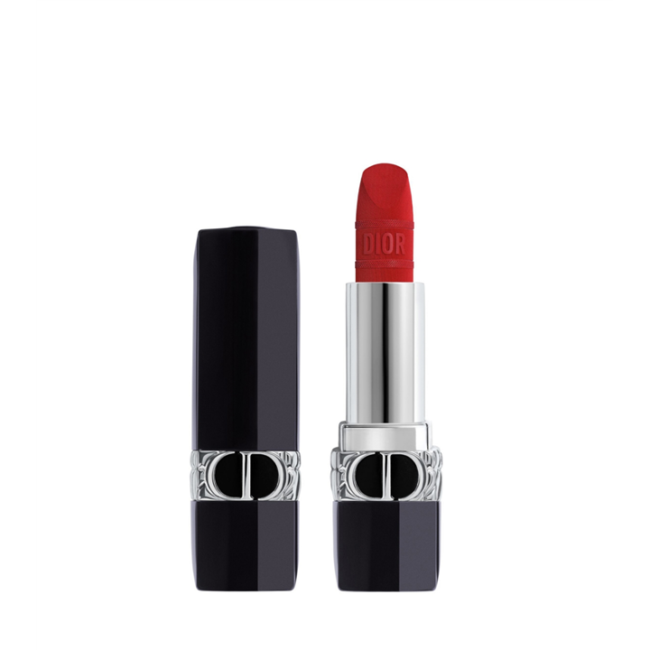 Christian Dior, Dior Rouge, Satin Matte, Cream Lipstick, Iconic Red, 3.5 g