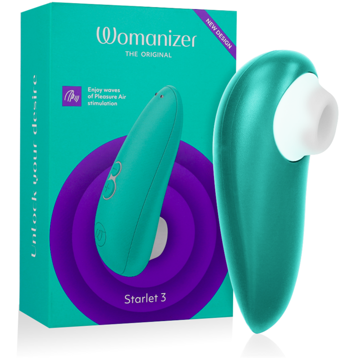 WOMANIZER - STARLET 3 CLITORAL STIMULATOR TURQUOISE - D-235664